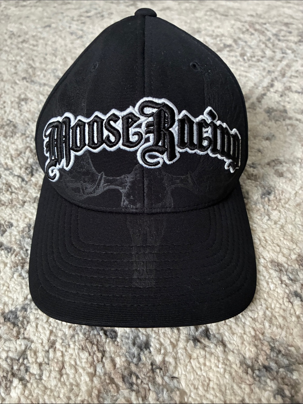 Moose Racing Black Embroidered Logo Hat